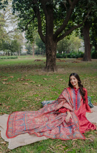 A7, Silk Wool Suite & Thin Khadar Dupatta