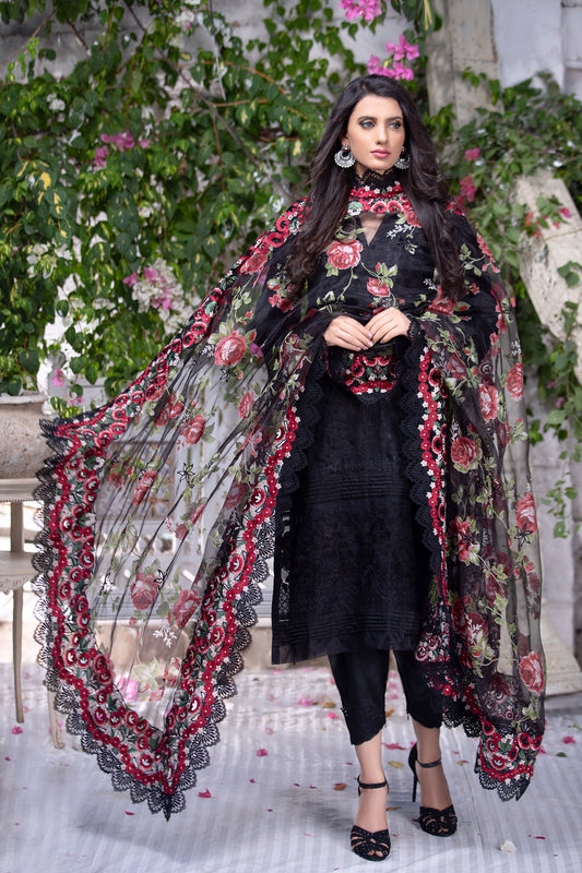 Embroidered Dupatta & Shirt and Pants