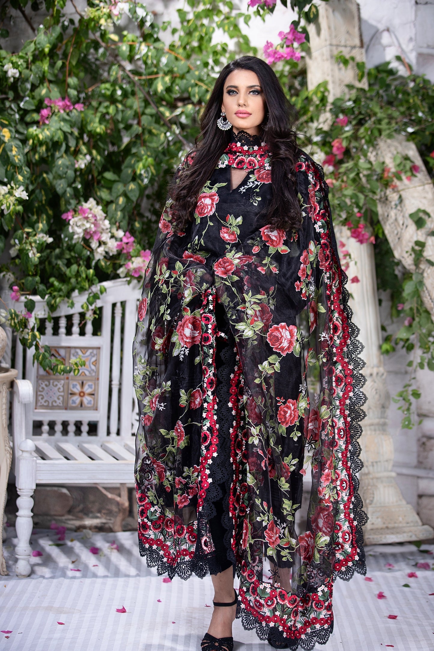 Embroidered Dupatta & Shirt and Pants