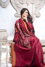 Rawsilk shawl with Single Needle Embrodery 45000 Suit 17000