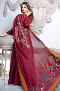 Rawsilk shawl with Single Needle Embrodery 45000 Suit 17000