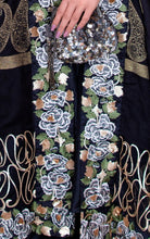 Pashmina shawl with sequence and thread work