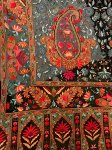 Resham Kar Hand Embroidered Shawl