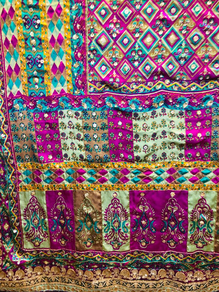 Screen Printed Silk Collection Shawl