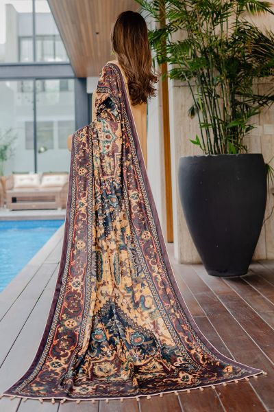 Picture of Brown Velvet Shawl